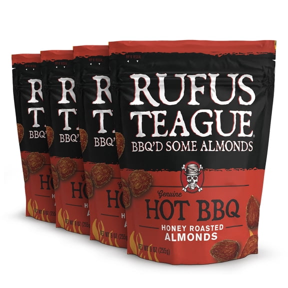 Rufus Teague - HOT BBQ Almonds (4 pack)