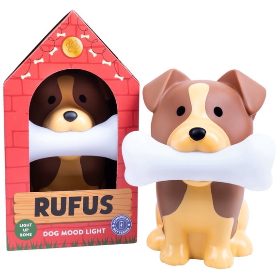 Rufus The Dog Mood Light. Kawaii Nursery Decor. Soft Glow Night Light. Dog Lover Gift. Battery Operated.