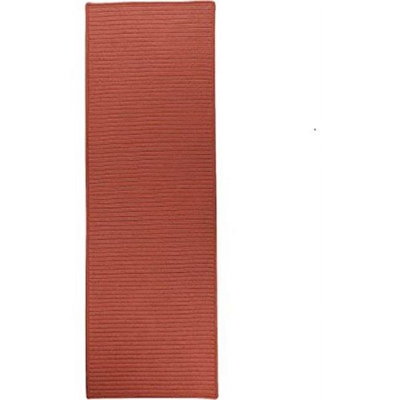 Rug 2 ft. 4 in. x 15 ft. Reversible Flat-Braid Rectangle Runner Saffron ...