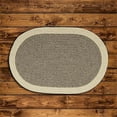 thumbnail image 1 of Rug  2 x 8 ft. Hudson Oval Braided Rug Dark Gray, 1 of 1