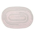 thumbnail image 1 of Rug  5 x 7 ft. Bella Braided Nursery Rug  Pink Grey, 1 of 1