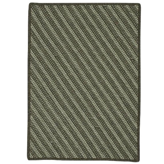 Rug 6 x 9 ft. Blue Hill Braided Rug Moss Green