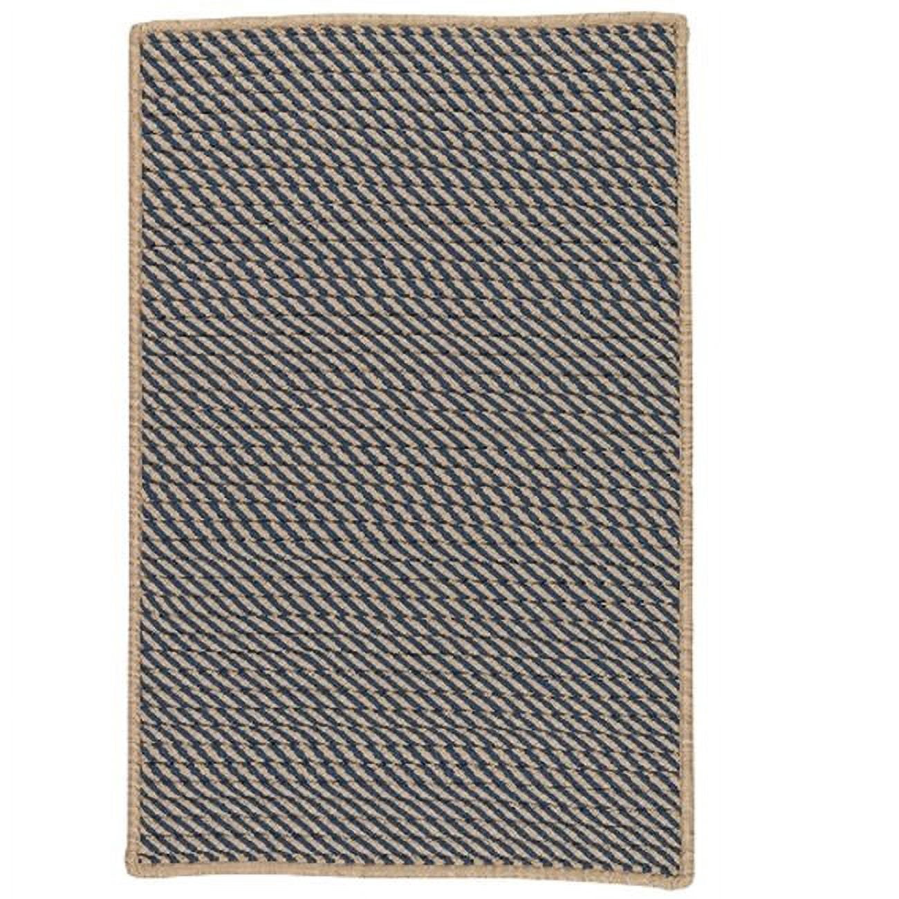 Rug 8 x 8 ft. Point Prim Square Braided Rug Blue - Walmart.com