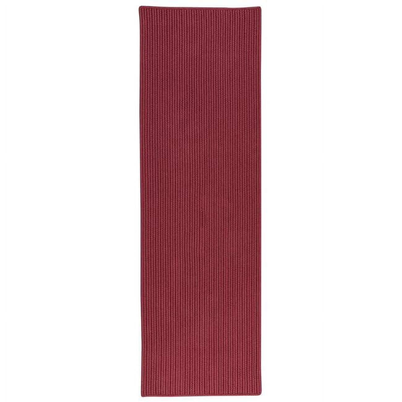 Rug All-Purpose Mudroom Braided Runner Brick Red - 2 ft. 6 in. x 5 ft ...