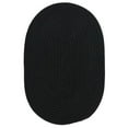 thumbnail image 1 of Rug  Boca Raton - Black 4 ft. round Braided Rug, 1 of 1