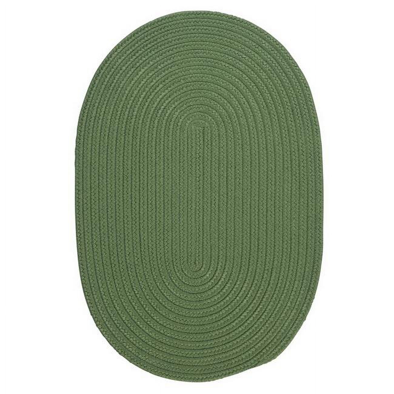 Rug Boca Raton Braided Rug Moss Green 7 ft. x 9 ft.