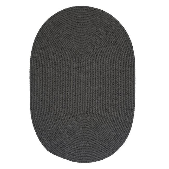 Rug Boca Raton Gray 7 ft. x 9 ft. Braided Rug - Gray - 7 x 9 ft ...