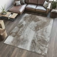thumbnail image 1 of Rug Branch  Abstract Modern Brown Beige Indoor Area Rug 5'3" x 7'7", 1 of 6