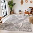 thumbnail image 1 of Rug Branch Abstract Modern Marble Grey Beige Indoor Area Rug - 7x10, 1 of 5