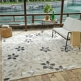thumbnail image 1 of Rug Branch Alfombra Floral Vintage Indoor Area Rug, Cream Grey - 5'x7', 1 of 7