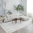 thumbnail image 1 of Rug Branch Boho Modern Abstract Cream Beige Indoor Area Rug - 5x8, 1 of 7