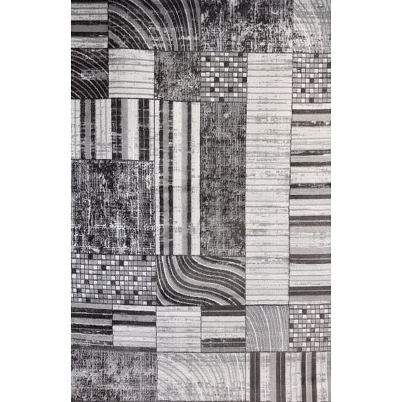 Rug Branch Cadence Modern Abstract Indoor Area Rug, Beige Cream - 5'x7'
