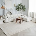 thumbnail image 1 of Rug Branch Casa Boho Abstract Indoor Area Rug, Beige Cream - 5'x7', 1 of 7