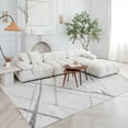 thumbnail image 1 of Rug Branch Contemporary Abstract  Beige Grey Indoor Area Rug - 5x7, 1 of 8