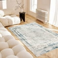 thumbnail image 1 of Rug Branch Contemporary Abstract  Blue Grey Indoor Area Rug - 4x6, 1 of 7