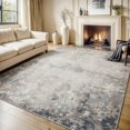 thumbnail image 1 of Rug Branch Contemporary Abstract  Blue Navy Indoor Area Rug - 5x7, 1 of 8