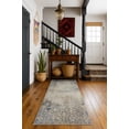 thumbnail image 1 of Rug Branch Contemporary Abstract  Blue Navy Indoor Runner Rug - 2x8, 1 of 6