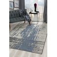 thumbnail image 1 of Rug Branch Contemporary Abstract Splash Blue Beige Indoor/ Outdoor Doormat Rug - 3x5, 1 of 7