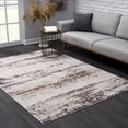 thumbnail image 1 of Rug Branch Contemporary Abstract  Violet Beige Indoor Area Rug - 5x7, 1 of 8