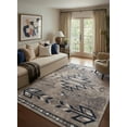 thumbnail image 1 of Rug Branch Contemporary Boho South-Western Blue Beige Indoor Area Rug - 4x6, 1 of 8