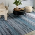 thumbnail image 1 of Rug Branch Contemporary Coastal  Blue Grey Indoor Area Rug - 4x6, 1 of 8