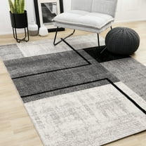 Rug Branch Contemporary Geometric Grey Indoor Area Rug - 8' x 11'