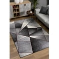 thumbnail image 1 of Rug Branch Contemporary Geometric  Grey Red Indoor Runner Rug - 2x10, 1 of 7