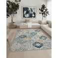 thumbnail image 1 of Rug Branch Contemporary Mid-Century Modern  Blue Grey Indoor Area Rug - 4x6, 1 of 8