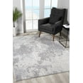 thumbnail image 1 of Rug Branch Contemporary Modern Floral Grey Beige Indoor Runner Rug - 2x10, 1 of 5