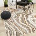 thumbnail image 1 of Rug Branch Contemporary Organic Cream Indoor Area Rug - 5' x 8', 1 of 8