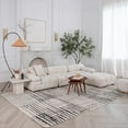 thumbnail image 1 of Rug Branch Domus Abstract Indoor Area Rug, Cream Black - 5'x7', 1 of 8