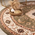 thumbnail image 1 of Rug Branch Majestic Traditional Persian Green Beige Indoor Area Rug - 7'6" Round, 1 of 3