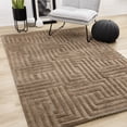 thumbnail image 1 of Rug Branch Modern Geometric, Tonal/Solid Brown Indoor Area Rug - 8' x 11', 1 of 8