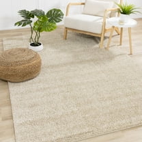 Rug Branch Modern Tonal/Solid Beige Indoor Area Rug - 7' x 10'
