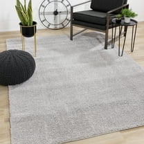 Rug Branch Modern Tonal/Solid Grey Indoor Area Rug - 7' x 10'
