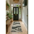 thumbnail image 1 of Rug Branch Montage 2' x 25' (Exact Size: 2'3" x 25') Geometric Indoor Runner Rug, Grey Black, Modern - Entryway, Hallway, Bathroom, and Kitchen, 1 of 5