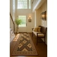 thumbnail image 1 of Rug Branch Traditional Moroccan  Red Black Indoor Runner Rug - 2x8, 1 of 7