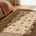 thumbnail image 1 of Rug Branch Traditional Persian  Beige Cream Indoor Area Rug - 5x5, 1 of 8