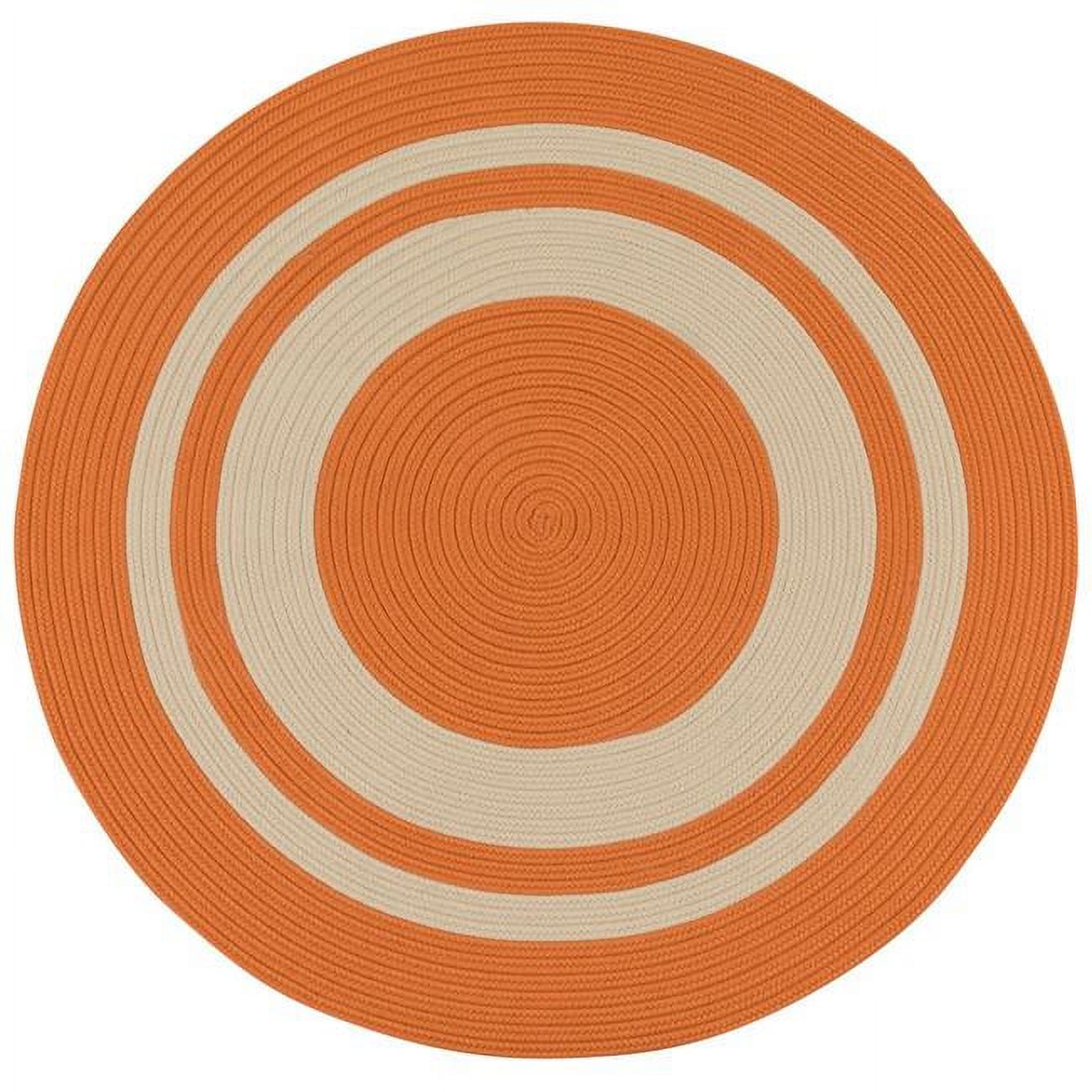 Rug Coronado Round Braided Rug Rust - 5 ft. - Walmart.com