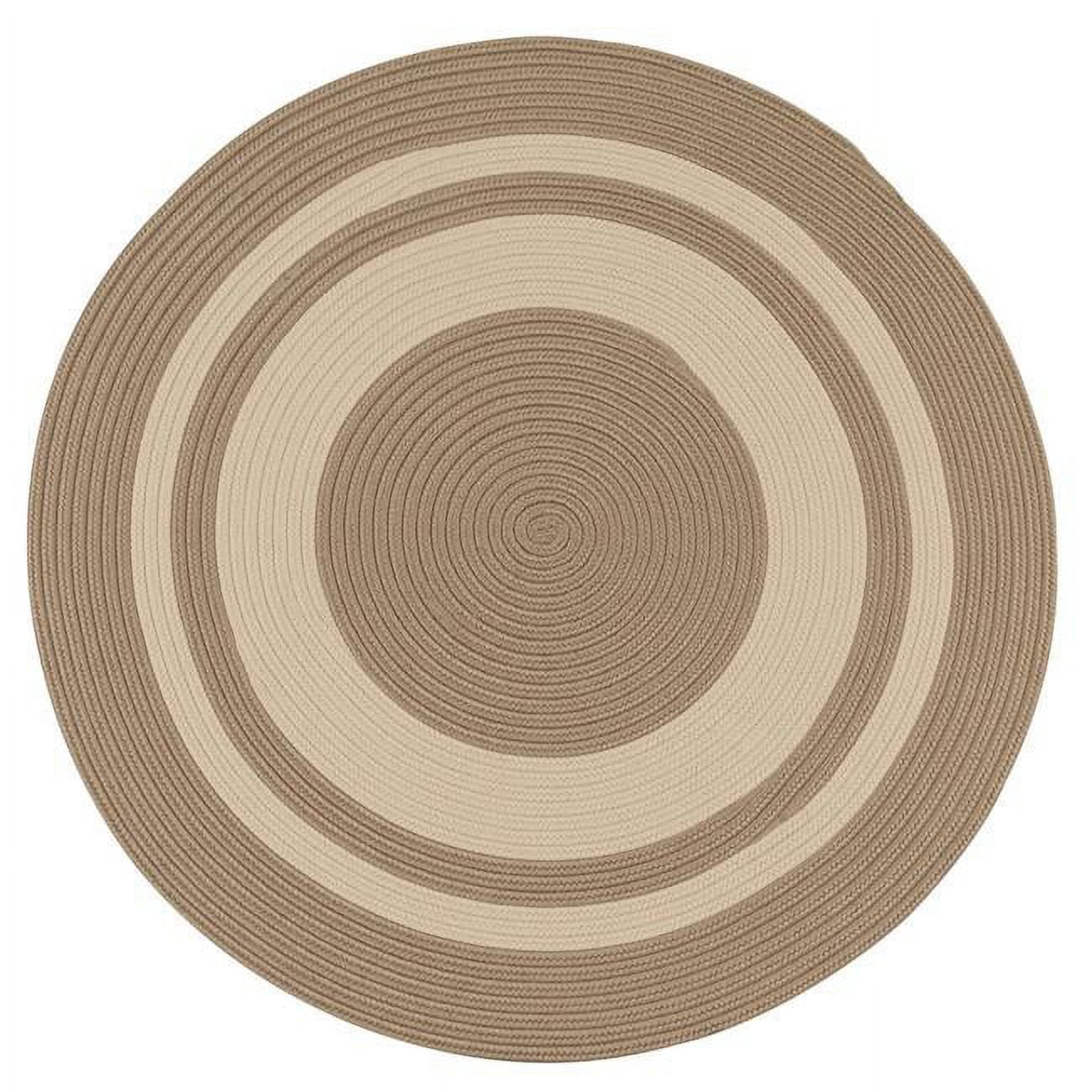 Rug Coronado Round Braided Rug Sand - 7 ft. - Walmart.com
