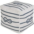 thumbnail image 1 of Rug  Cube Ivory Pouf 18 x 18 x 18 in., 1 of 1