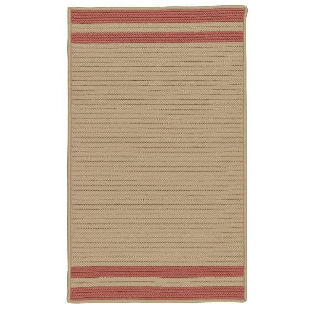 Rug Denali End Stripe Braided Area Rug Brick Red - 7 x 9 ft. - Walmart.com
