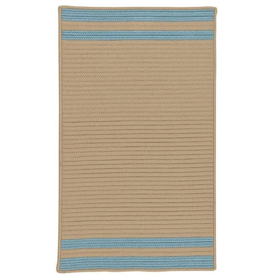 Rug Denali End Stripe Braided Area Rug Federal Blue - 8 x 10 ft.