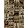thumbnail image 1 of Rug Empire American Destination Mountain Solitude Multi Lodge Area Rug 7'10" x 9'10" 8' x 10', 1 of 3