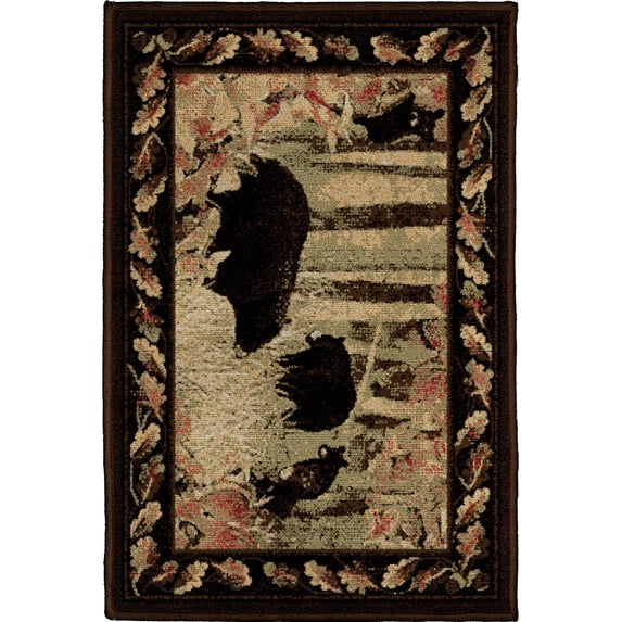 Rug Empire American Destination Smokey Mountain Lodge Area Rug Multi 2'2" x 3'3" 2' x 3' Rectangle