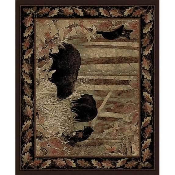 Rug Empire American Destination Smokey Mountain Lodge Area Rug Multi 5'3" x 7'3" 5' x 8' Rectangle