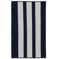 thumbnail image 1 of Rug  Everglades Vertical Stripe Braided Area Rug Navy Pier - 5 x 8 ft., 1 of 1