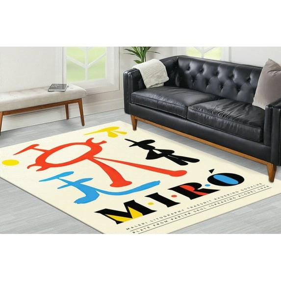 Rug, Galerie Berggruen Rugs, Exhibition Rugs, Famous Rug, Non-Slip Carpet, Salon Decor Rug, Living Room Rug, Salon Rug, 2.3'x3.3' - 70x110 cm