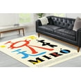 thumbnail image 1 of Rug, Galerie Berggruen Rugs, Exhibition Rugs, Famous Rug, Non-Slip Carpet, Salon Decor Rug, Living Room Rug, Salon Rug, 2.3'x3.3' - 70x110 cm, 1 of 7