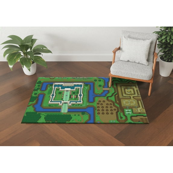 Rug, Game Room Rug, Map Rugs, Map Rugs, Bath Rug, Living Room Rug, Outdoor Rug, Area Rug, Cool Rug, Non-Slip Carpet, 3.3'x6.5' - 100x200 cm